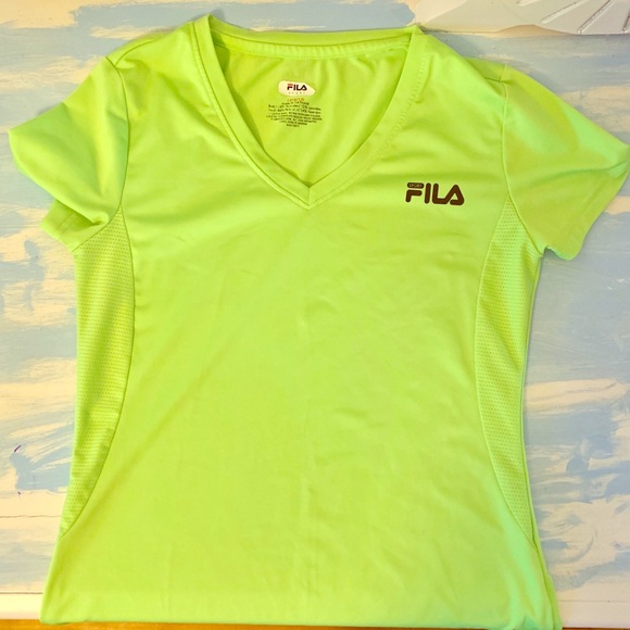 Neon fila shirt Clearance